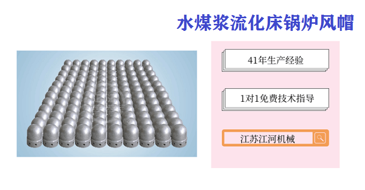 水煤漿流化床鍋爐風帽-堅持不懈,勝利在望[江蘇江河]